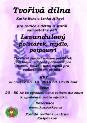 Tvořivá dílna 10-2018