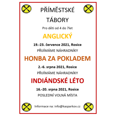 Volná místa na táborech